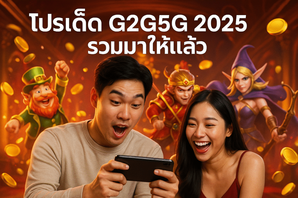 โปรเด็ด G2G5G 2025 รวมมาให้แล้ว
