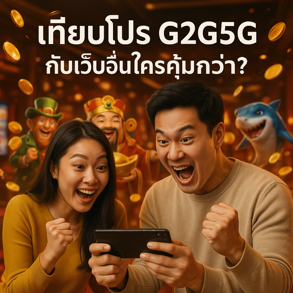 เทียบโปร G2G5G กับเว็บอื่น ใครคุ้มกว่า?