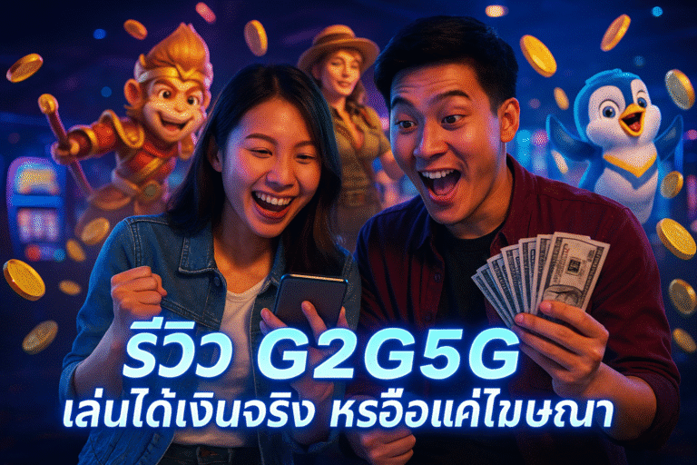 รีวิว G2G5G เล่นได้เงินจริง หรือแค่โฆษณา